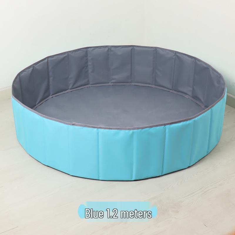 Ocean Ball Pit: Children's Foldable Indoor Playpen with Colorful Balls