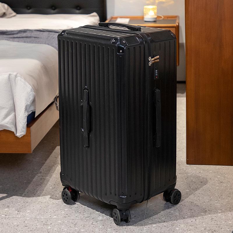 Women's Lightweight Travel Suitcase - Five-Wheel, 24"/28" Options, Large Capacity, Corner Protectors