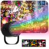 Festive LED Snowflake Projection Lamp with 16 Patterns - USB Halloween & Christmas Atmosphere Rotating Stage Light