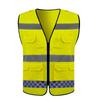 Gilet de sécurité réfléchissant multi-poches haute visibilité
