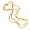 European Classic Snake Bone Necklace: Stainless Steel 18K Gold-Plated Double-Layer Chain for Women
