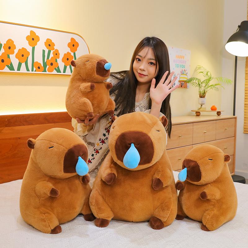 Snot Capybara Plüschtier Kissen Puppe Puppe süße Stoffpuppe Geburtstagsgeschenk für Freundin