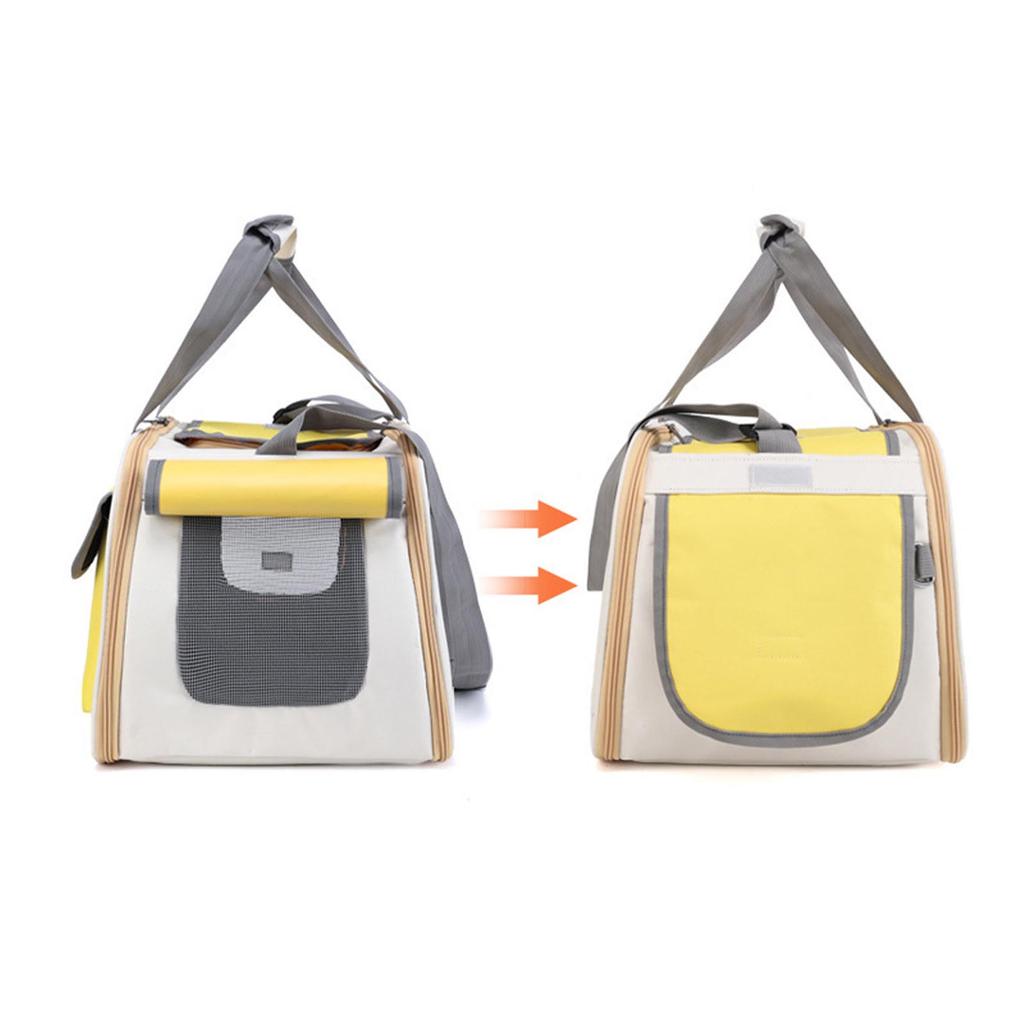 Pet Carrier Large Capacity Portable Single Shoulder Dog Pet Bag with Ventilation Window for Outdoor Travel