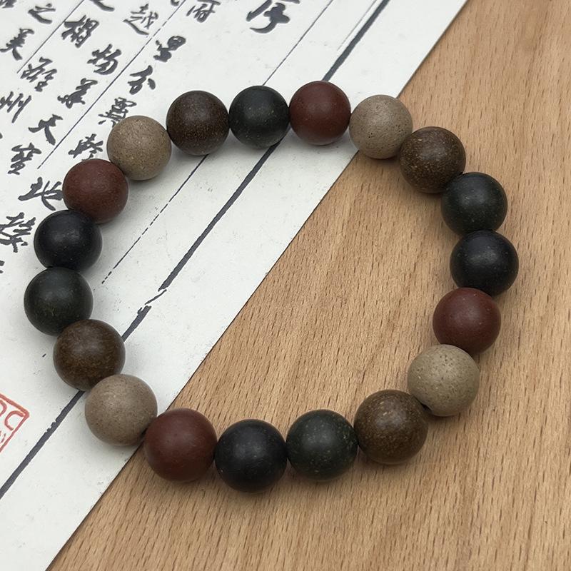 High-Grade Handmade Incense Bead Bracelet – Medicinal, Ancient Method, Cultural Plaything, Five Elements Design.