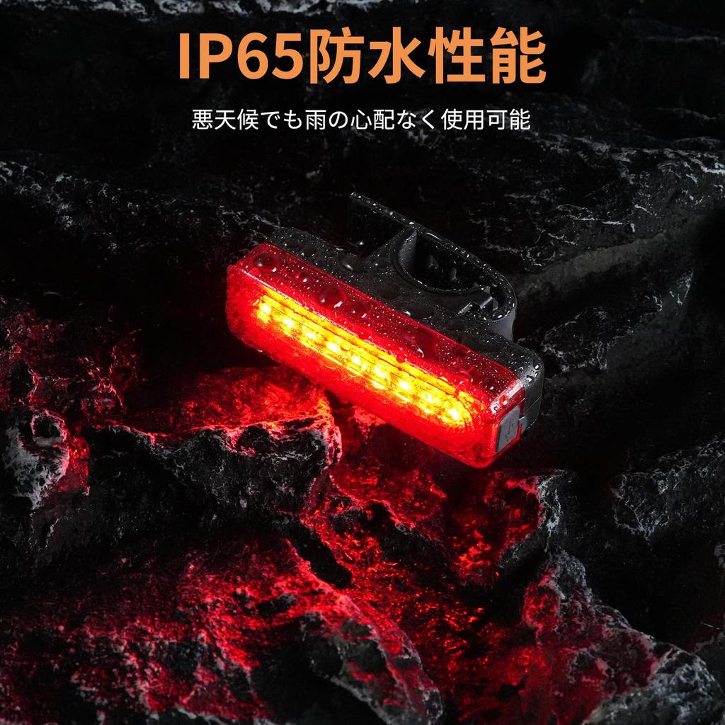 DAI NING Fahrradheck USB Hinten 5 Beleuchtung IP65 Modus Straße Einfach zu Fahrrad Waren Licht, Wiederaufladbar, Licht, LED, Modi, Wasserdicht, Langzeitunterstützung,