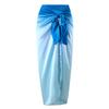 New Swimsuit Solid Color Splicing Popular Metal Buckle Swimsuit European and American One-piece Swimsuit
