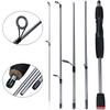 Spinning Rod 5 Sections Portable Fishing Rod Super Hard Fishing Rod Carbon Lightweight Lure Rod