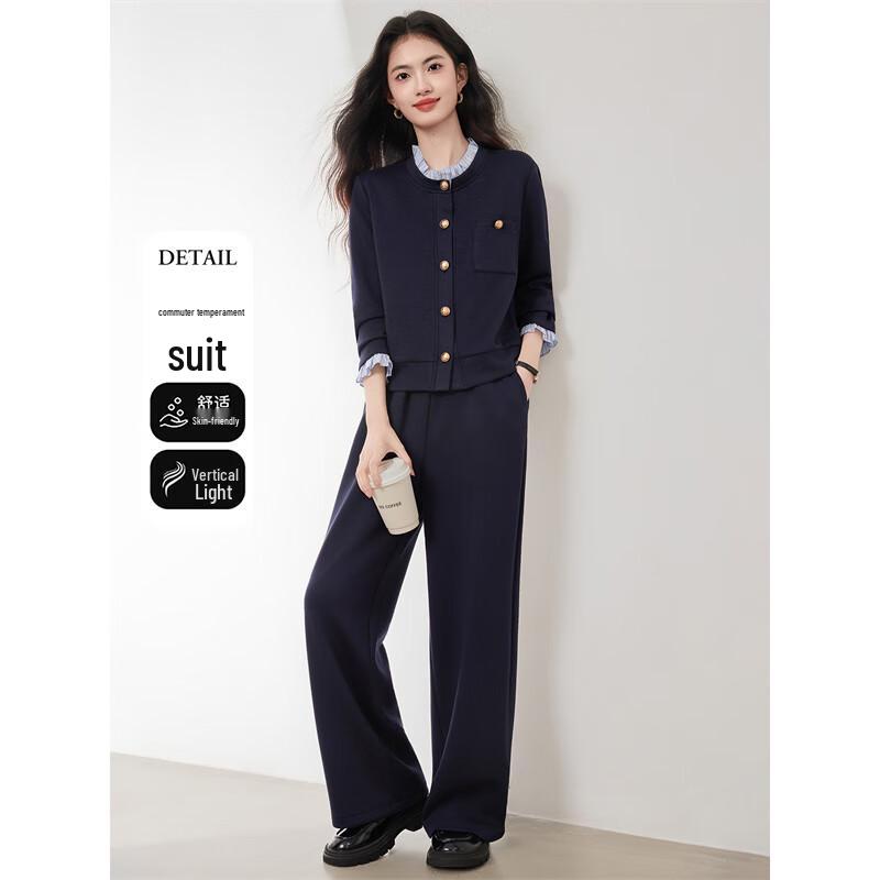 Women s Color-Block T-shirt & Casual Two-Piece Set M