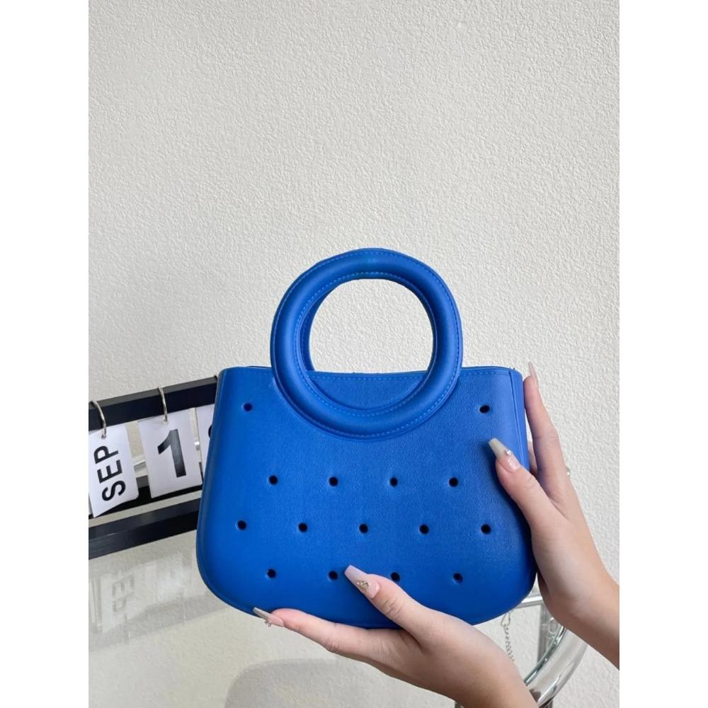 Waterproof Beach Bag Leisure DIY Colorful Fashi Handbags Sandproof Anti-slip Handle EVA Handbags Travel Toiletry Storage Bags