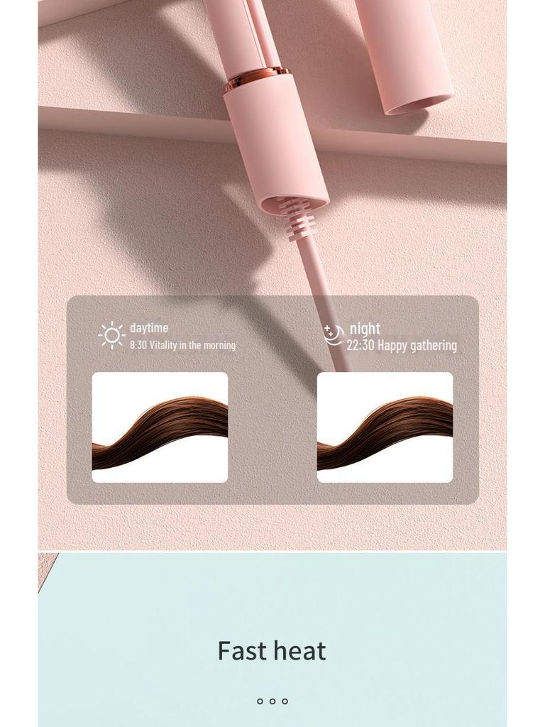 Minhuang Mini Hair Straightener for Women: Straighten and Curl Hair