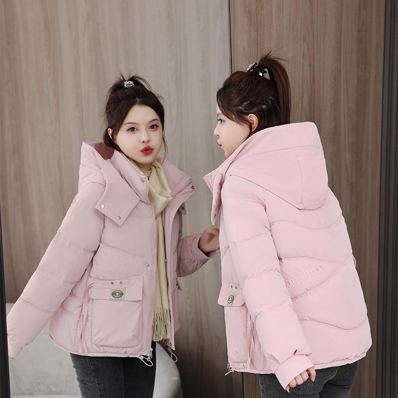 Down cotton-padded clothes women's new winter fashion warm cotton-padded clothes small hooded student fashion cotton-padded jacket