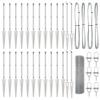 VidaXL Welded Wire Fence with 13 Spike Posts 0.4x50 M Galvanized Steel 3351980
