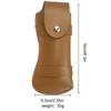 Braune Klappmesser-Scheide Werkzeug Taschenlampe Gürtelschlaufe Etui Halter Lederscheide Tasche Jagd Lager Outdoor-Nutzung Trageausrüstung