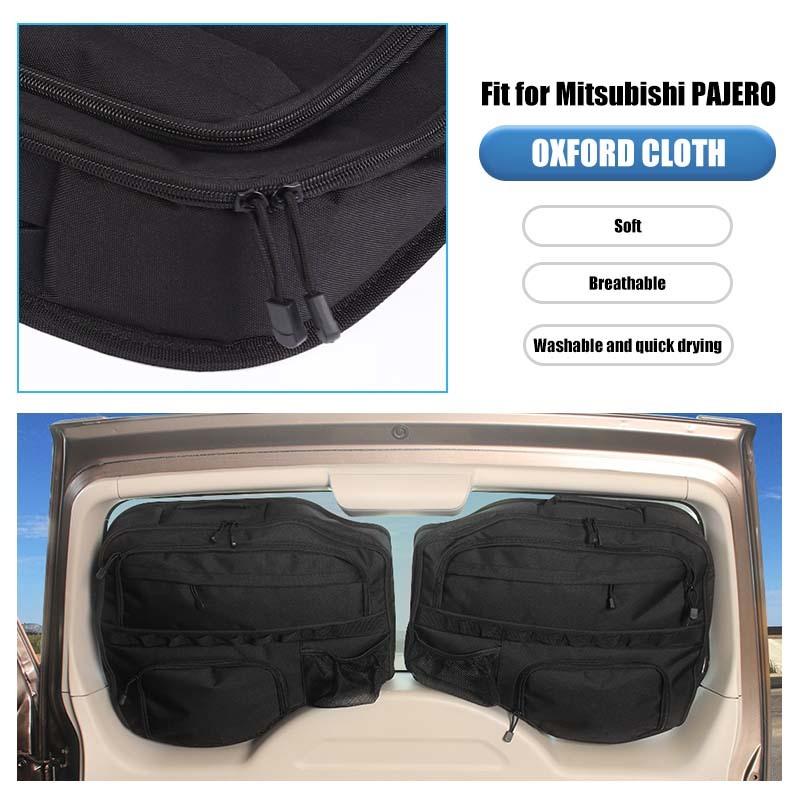  Tailgate Storage Bag Organizer Fit For Mitsubishi PAJERO 2007-2021 Stowing Tidying Car Accessories