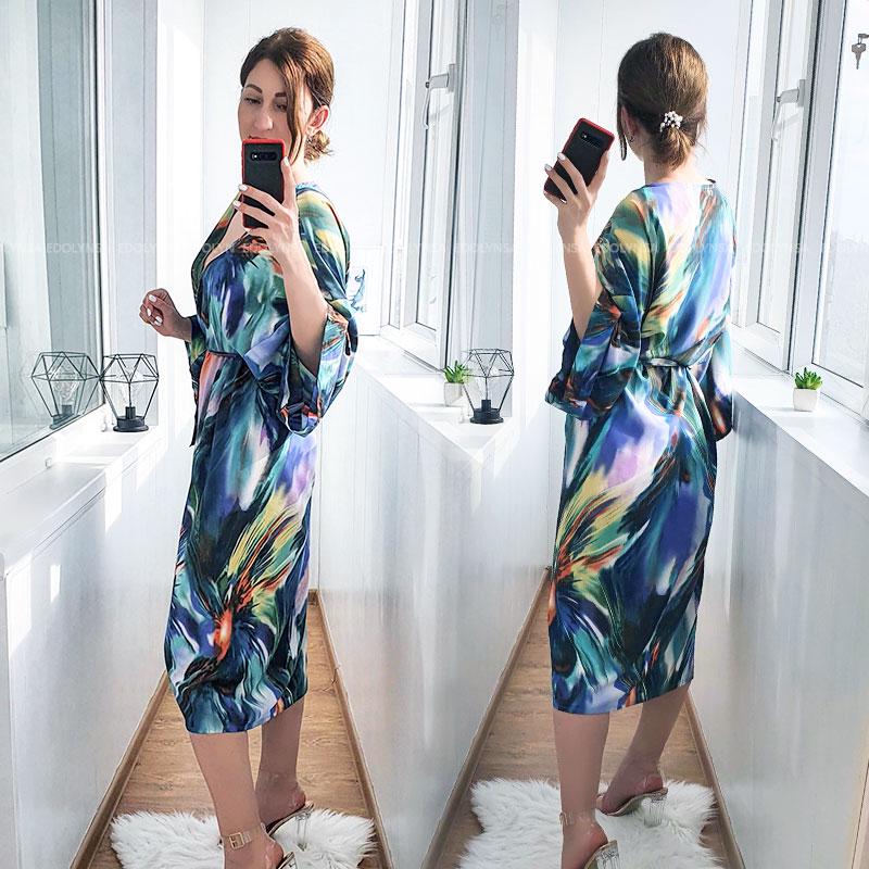 Rychleschnoucí bohémské tištěné zakrývací mikiny Sexy letní plážové šaty Dámské plážové oblečení Plavky zahalovací