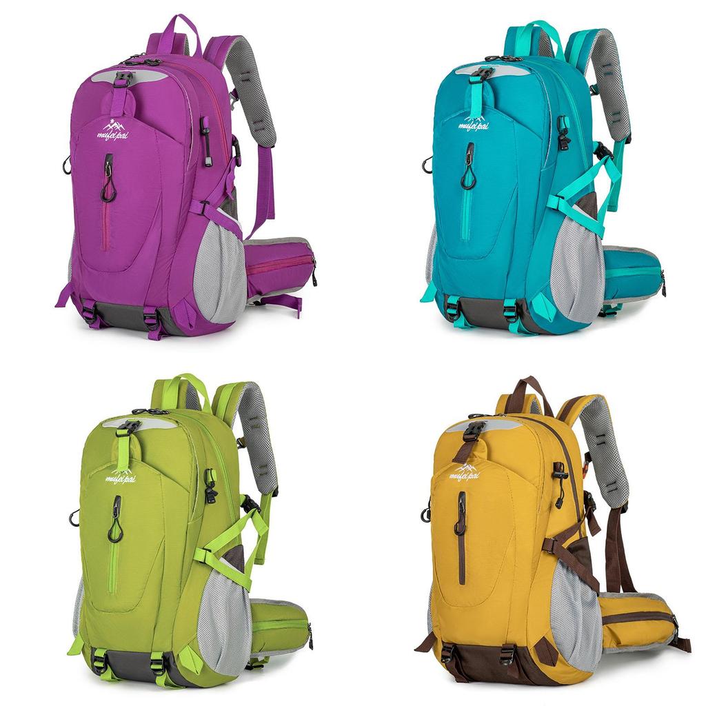 Outdoor Hiking Backpack With Waterproof Nylon And Breathable Design For Men And Women