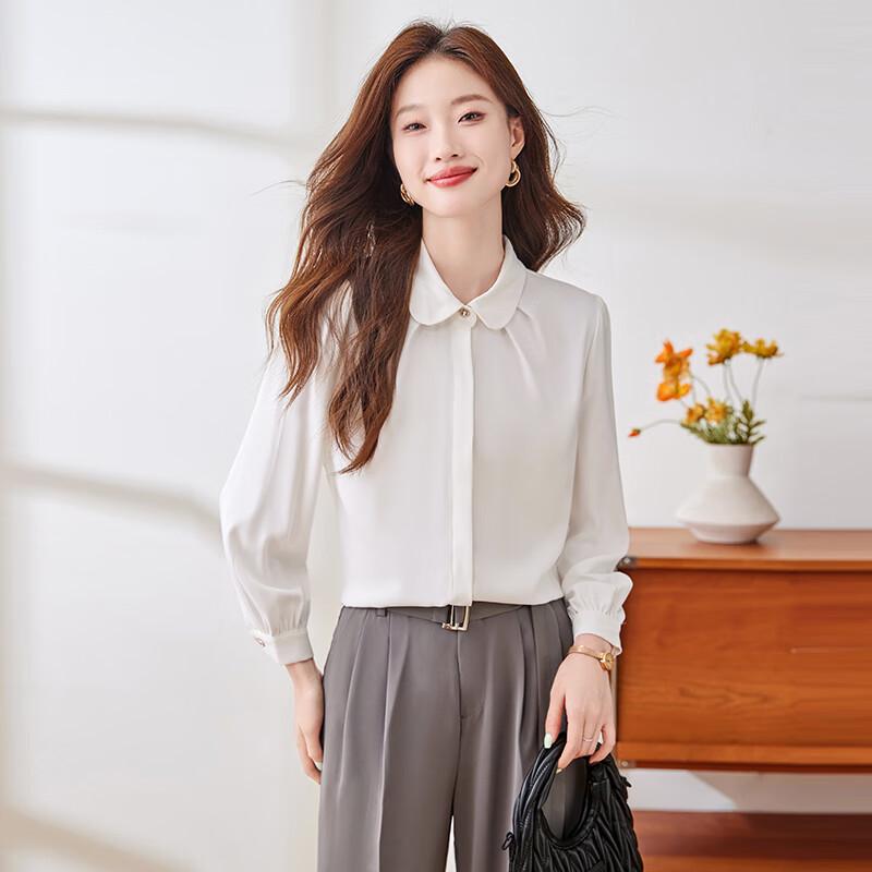 Tluoman Women s Non-Iron Long-Sleeve Professional Shirt 2XL