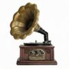 GramophonesStyle Decorative Figurine Desktop Gramophones Ornament Finish Records Player