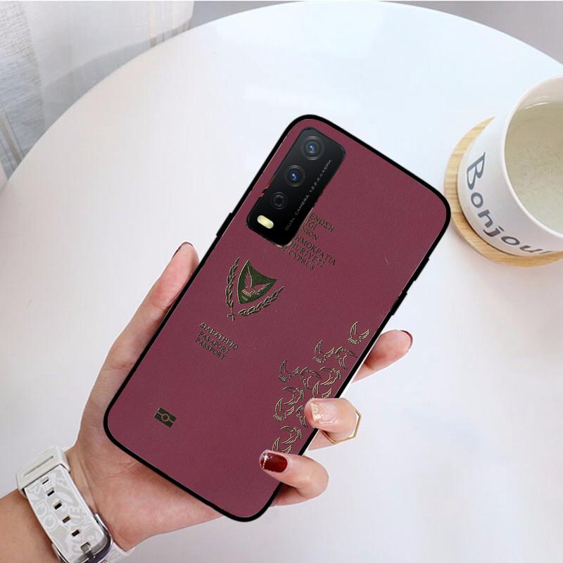 Morocco Passport Phone Case for VIVO Y31 Y21S Y21 Y15S Y53S Y11S Y12 V21 V21E Y20 Y70 1907 V17Neo Y21S Y33S Y72