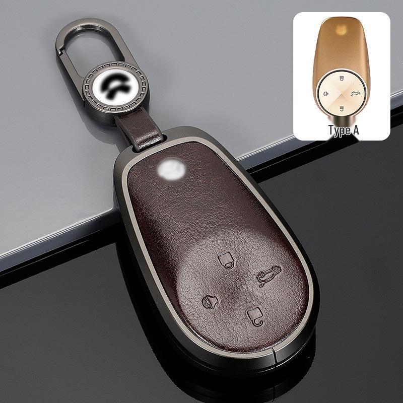 NIO ES6/ET7/ES8/ES7/EC6 Car Key Case - 2022 Model, Protective Shell with Buckle