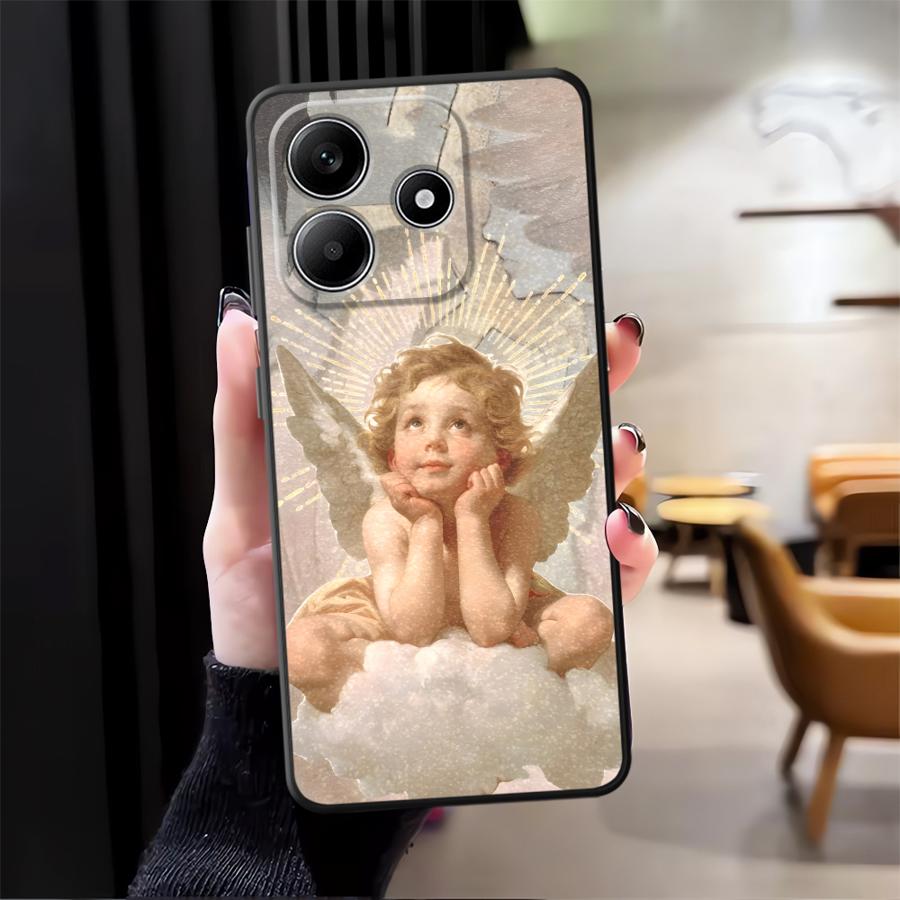 Phone Cover Case for Xiaomi Redmi Note 14 12 11 A3 12C 13C A1 9 8 7 13 Pro Plus 10 K80 14C A4 A5 K40 A1 A2 Cute Angel