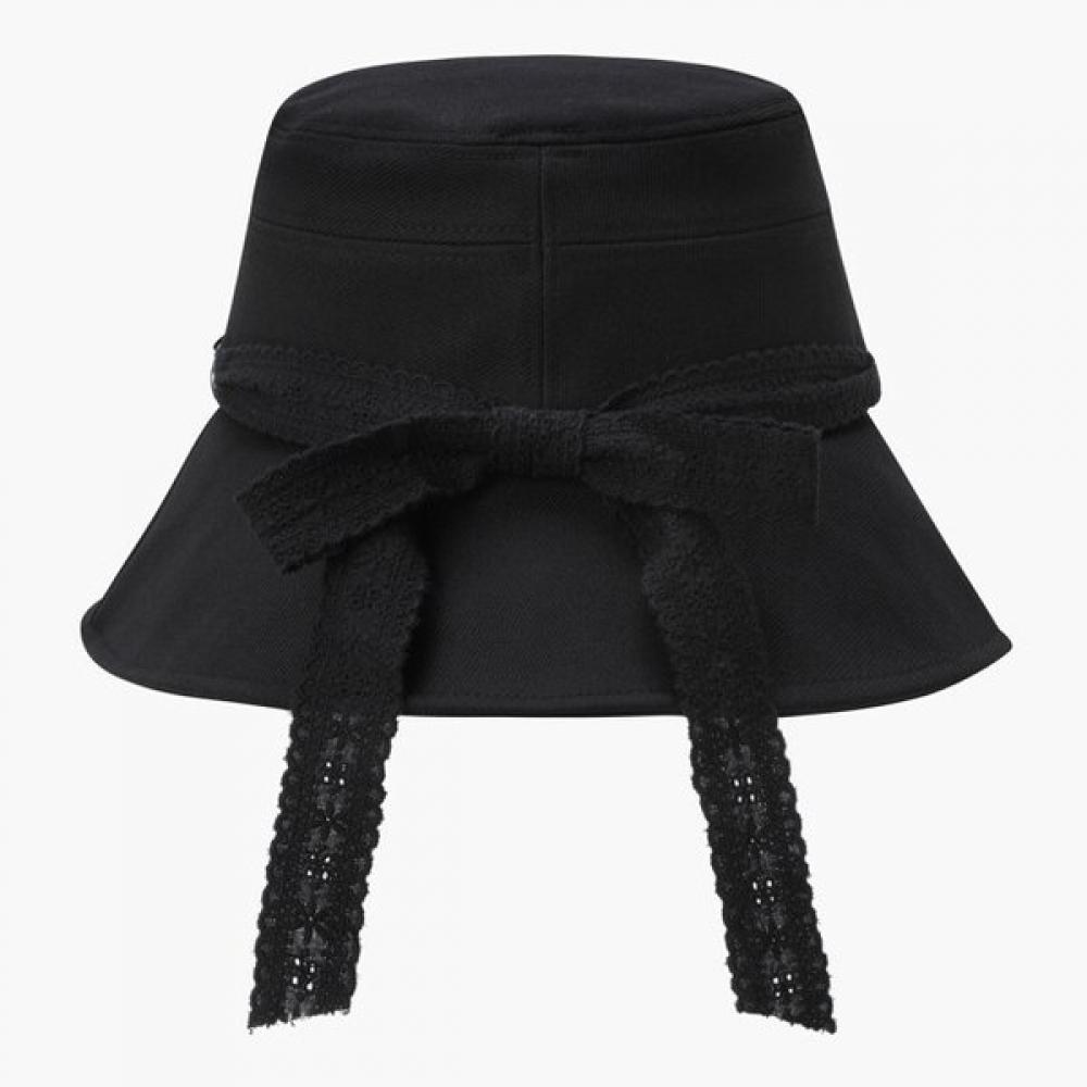 Munsingwear Women Ribbon Crochet Hat Black Mr322lcp92