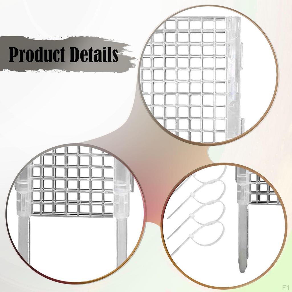 Plant Pole 11.81inch Portable Reusable Climbing Aid Guide Plants Grow Upwards Stake for