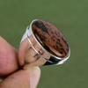 Mahogany Obsidian Ring 925 Sterling Silver Rings Handmade Ring Mahogany Obsidian Gemstone Jewelry Gifts For Mother Available In Ring Size