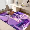 1PC Custom Name Purple Eyes Dream Theme Floor Mat Ideal for Living Room, Game Rooms, Office, Bedroom,Floor Mat Playful Design