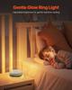 Sound Machine, 21 Soothing Sleep Sounds, 3-in-1 Portable and Hangable White Noise Sound Machine with Auto-Off Timer, Soft Ring Light and Memory