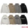 Unisex Übergroßes Kapuzenpullover Jogger Set Baumwolle Warm Streetwear Outfit Winter