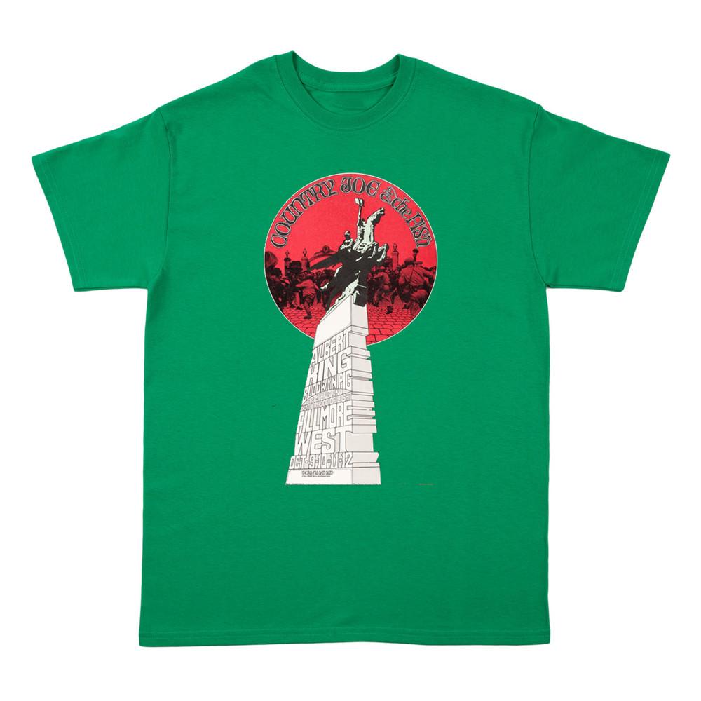 

Country Joe And The Fish Fillmore West Tour Shirt Green Unisex S-5XL 1G0481 Unisex T-Shirt L
