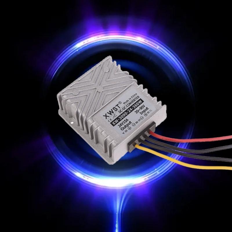 IP67 Waterproof Converter Step Down 30V-90V To 24V 8A/12A/15A/20A/24A Power Supply Adapter Direct Current Buck Module