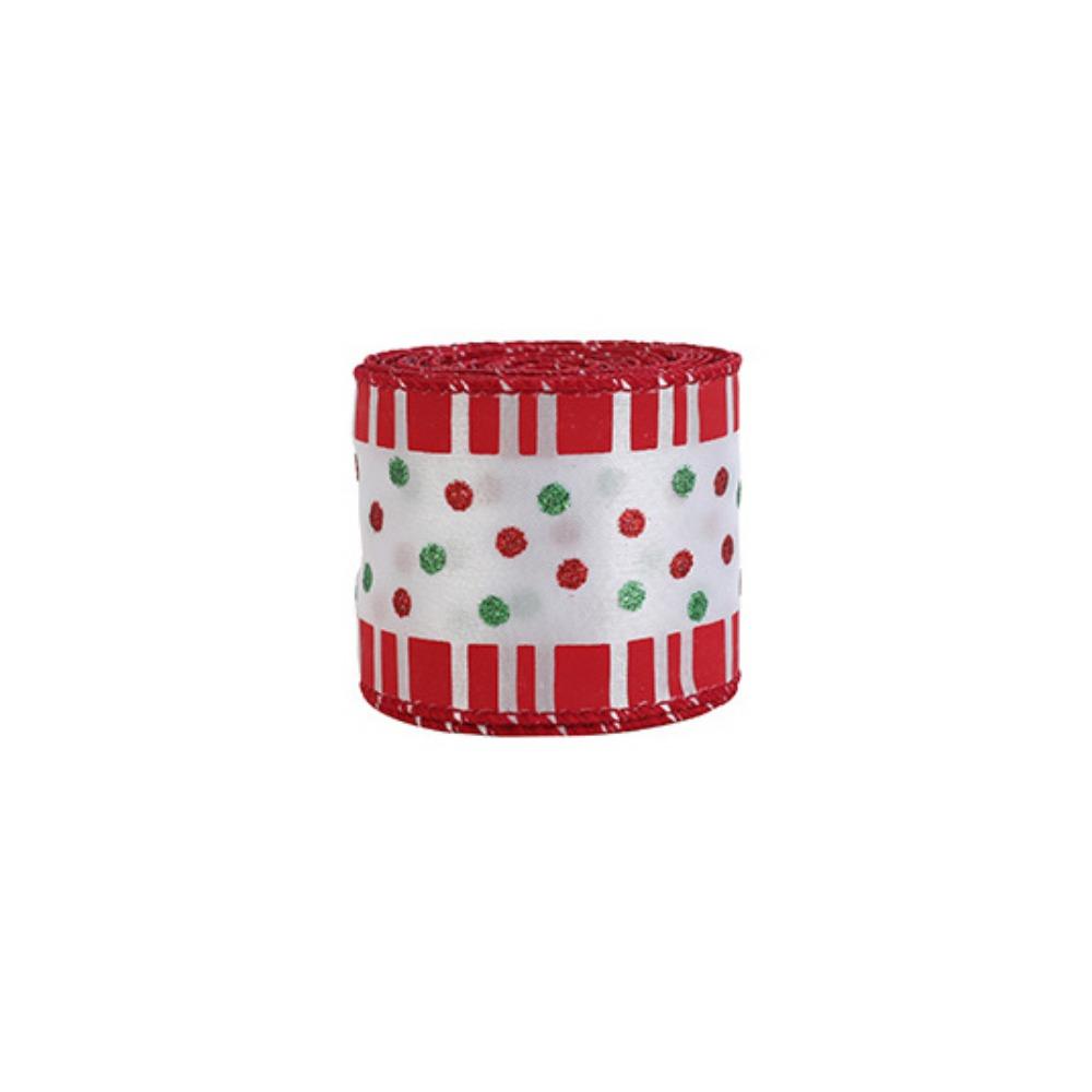 Christmas Tree Christmas Ribbons Deer Pattern Gift Packing Ribbons Craft Supplies