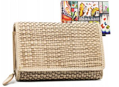Elegant Women's Wallet Made of Natural Leather - Rovicky