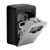 4 Digit Security Key Lock Box Wall Mount Portable Large Capacity Key Storage for Home Office