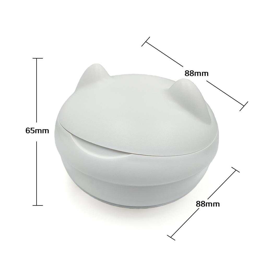 

Cute Retainer Case with Removal Tool and Mirror Denture Storage Bath Cup with Strainer Tray Leakproof Soaking Container 1 piece White