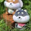 Shiba Inu Soft Plush Doll Keychain For Bags And Keys With Water Crystal Super Soft Material
