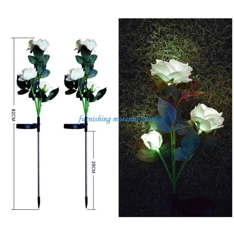 Y5GD Solar Outdoor Garden Lights 1 PC Waterproof LED Flower Stake Lights Solar Lights