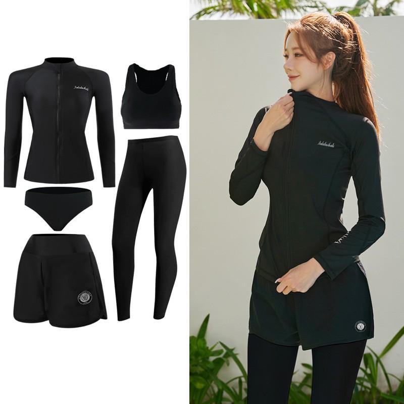 Wetsuit Rash Guard Long Sleeve Short Pants Quick Dry Sun Protection Men Women Surfing Diving Swimming