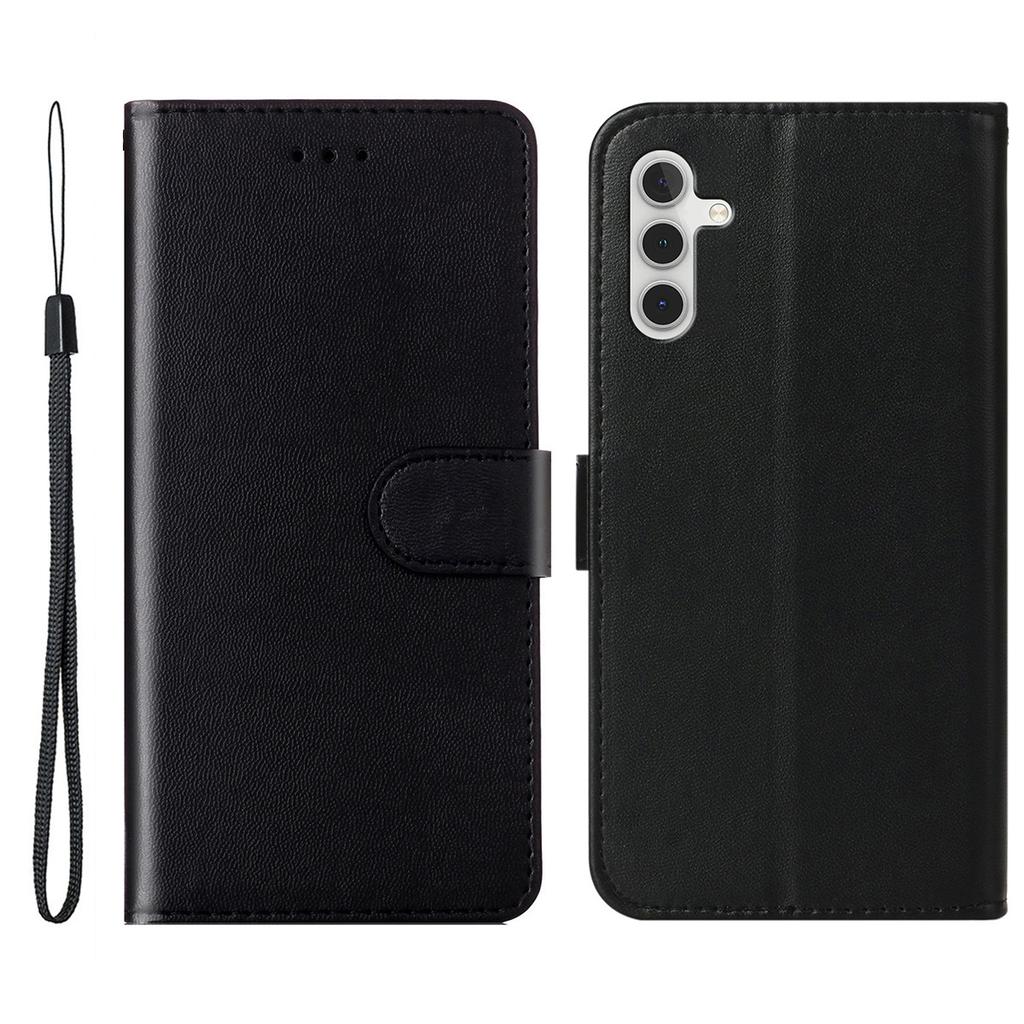 Etui dla Samsunga Galaxy A56 5G z uchwytem na karty, skórzane PU, klapka, portfel, pokrowiec na telefon