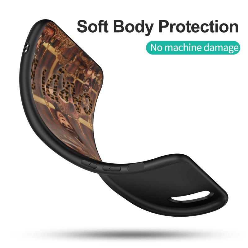 Black Tpu Case For OPPO Reno 6 5 3 4 4Z 4F SE 5F 5Z PRO PLUS Lite 6 6z  4G 5G Cardi-B