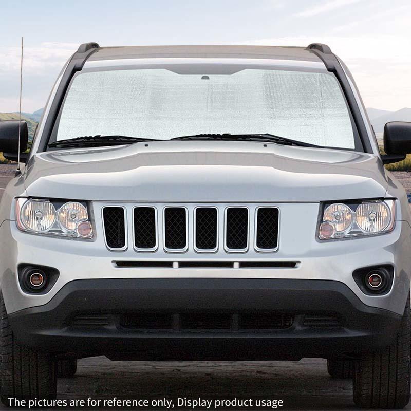 Car Front Windshield Sunshade Window Shade Foldable Sun Visor Cover Fit for Jeep Compass 2007-2016 Car Interior Accessories