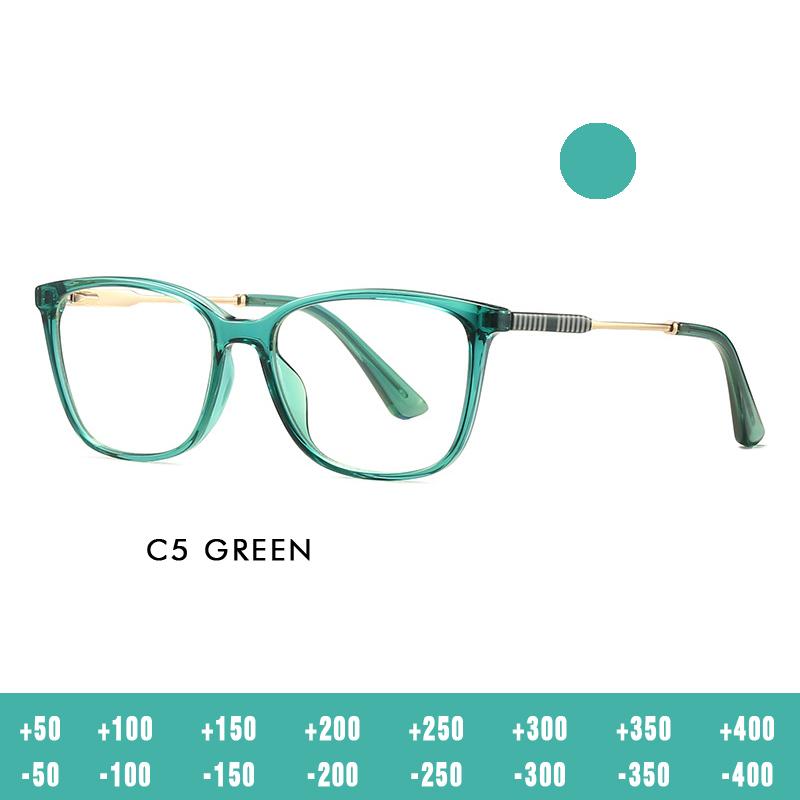 Kansept Classic Square Anti Blue Light Blocking Reading Glasses Women Prescription Glasses Computer Eyeglasses Glasses-3 #2057