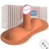 Diaľkovo ovládaný realistický dildo vibrátor penis na sedenie a jazdenie 10 vibračných režimov G-bod Dvojitý stimulátor Sexuálna hračka pre ženy Muž