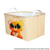 Canvas Cloth Collapsible Storage Basket For Dormitory Clothes And Toy Organization
