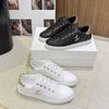 New Large-sized Women's Flat, Anti-slip, Round-toe Lace-up Casual Sports Shoes