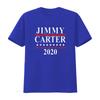 Herren Jimmy Carter für den Präsidenten der Vereinigten Staaten 2020 T-Shirt Schwarz 2XL Vintage Gewaschen Leicht Atmungsaktiv Vielseitig
