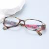 Retro Men Prescription Glasses Printed Women Reading Glasses +1.0 +1.5 +2.0