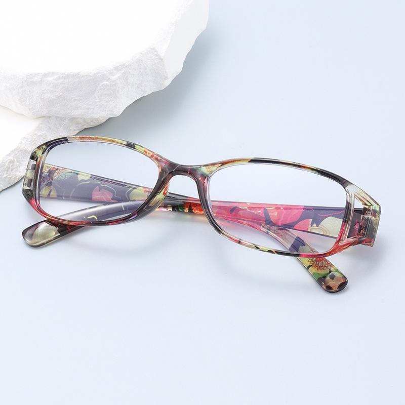 Retro Men Prescription Glasses Printed Women Reading Glasses +1.0 +1.5 +2.0